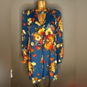 Blu Pepper Floral Boho Dress
